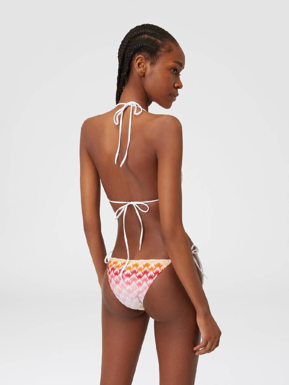 M Missoni Bikini effetto pizzo dégradé con lurex Esporta salva