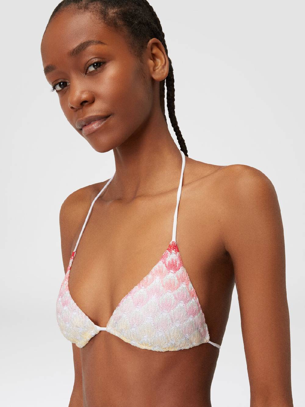 M Missoni Bikini effetto pizzo dégradé con lurex Esporta salva