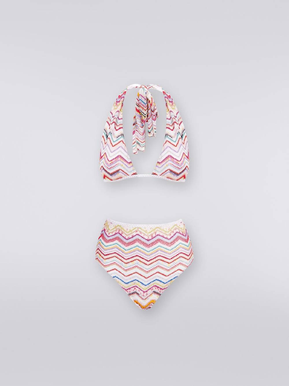 M Missoni Bikini in crochet con lurex e slip a vita alta 50% di sconto per tempo limitato