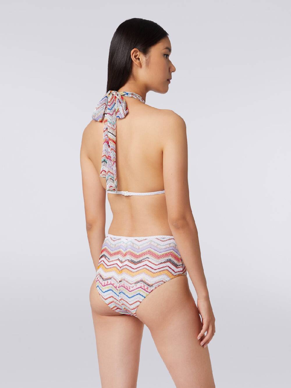 M Missoni Bikini in crochet con lurex e slip a vita alta 50% di sconto per tempo limitato