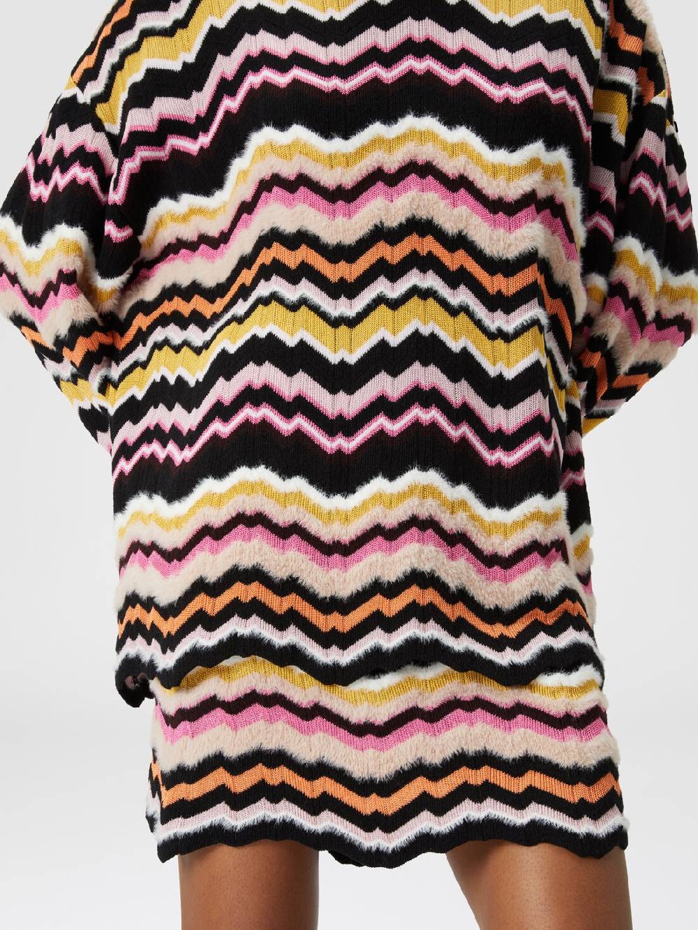 M Missoni Minigonna con motivo greca zig zag Vendita
