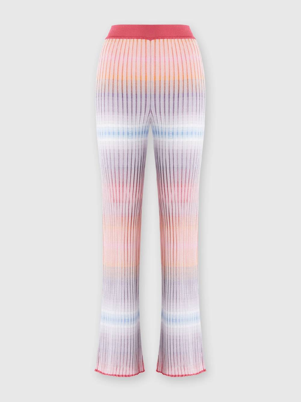 M Missoni Pantaloni dritti in viscosa a coste Soddisfazione Garantita