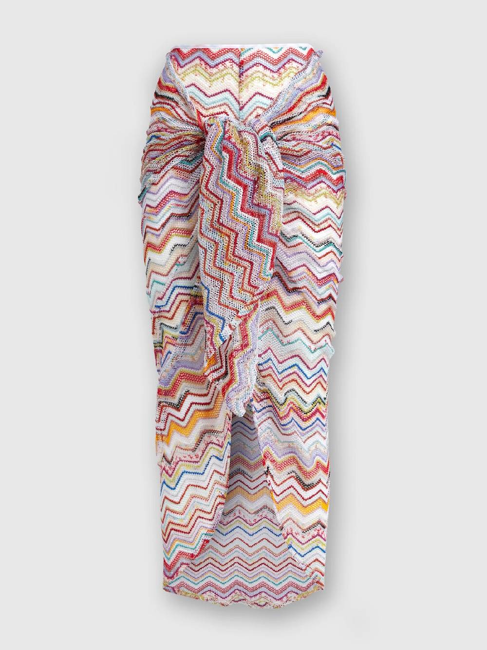 M Missoni Gonna pareo in crochet con lurex Novità