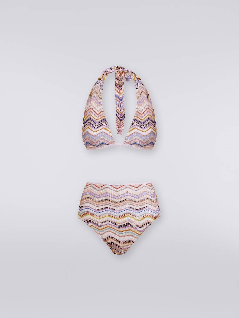 M Missoni Bikini in crochet con lurex e slip a vita alta Outlet