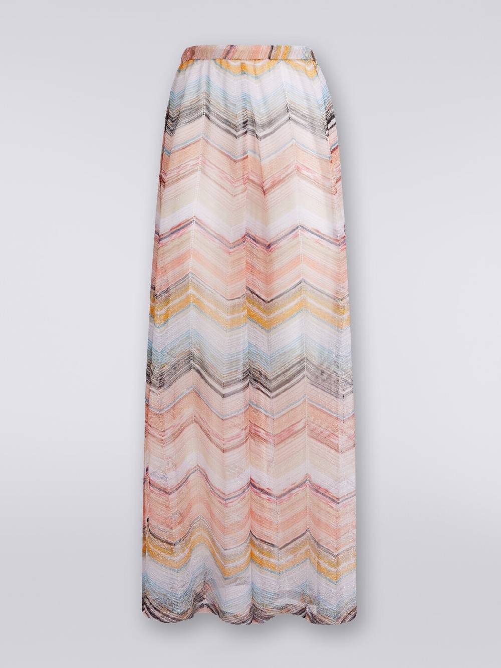 M Missoni Pantaloni copricostume in misto viscosa zig zag con lurex Saldi