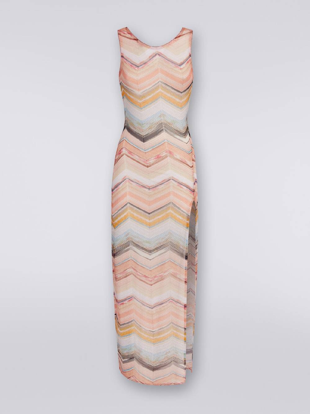 M Missoni Abito copricostume lungo motivo chevron con lurex Hotsell