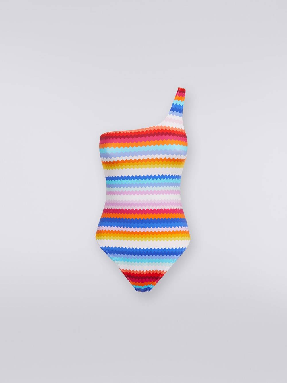 M Missoni Costume intero monospalla stampa zig zag Negozio