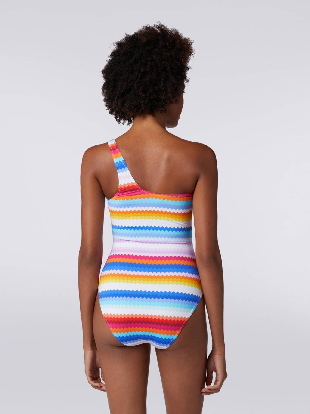 M Missoni Costume intero monospalla stampa zig zag Negozio