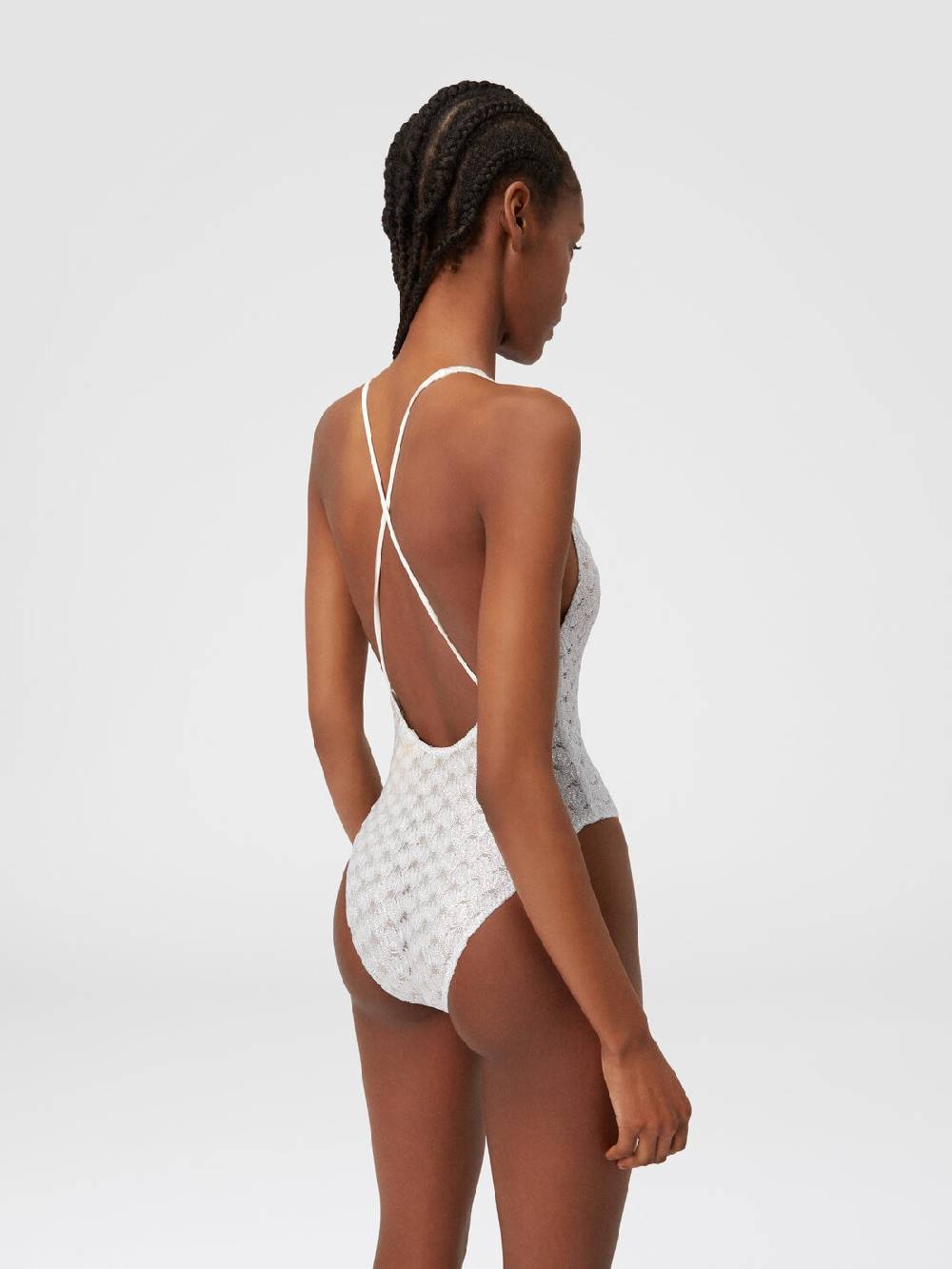 M Missoni Costume intero in viscosa effetto pizzo Negozio online di fabbrica