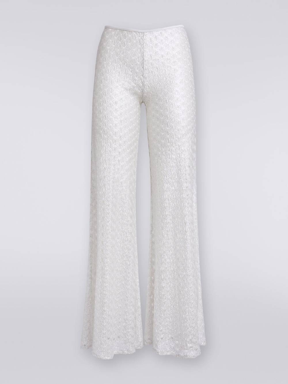 M Missoni Pantaloni copricostume effetto pizzo con fondo svasato Comprare a buon mercato