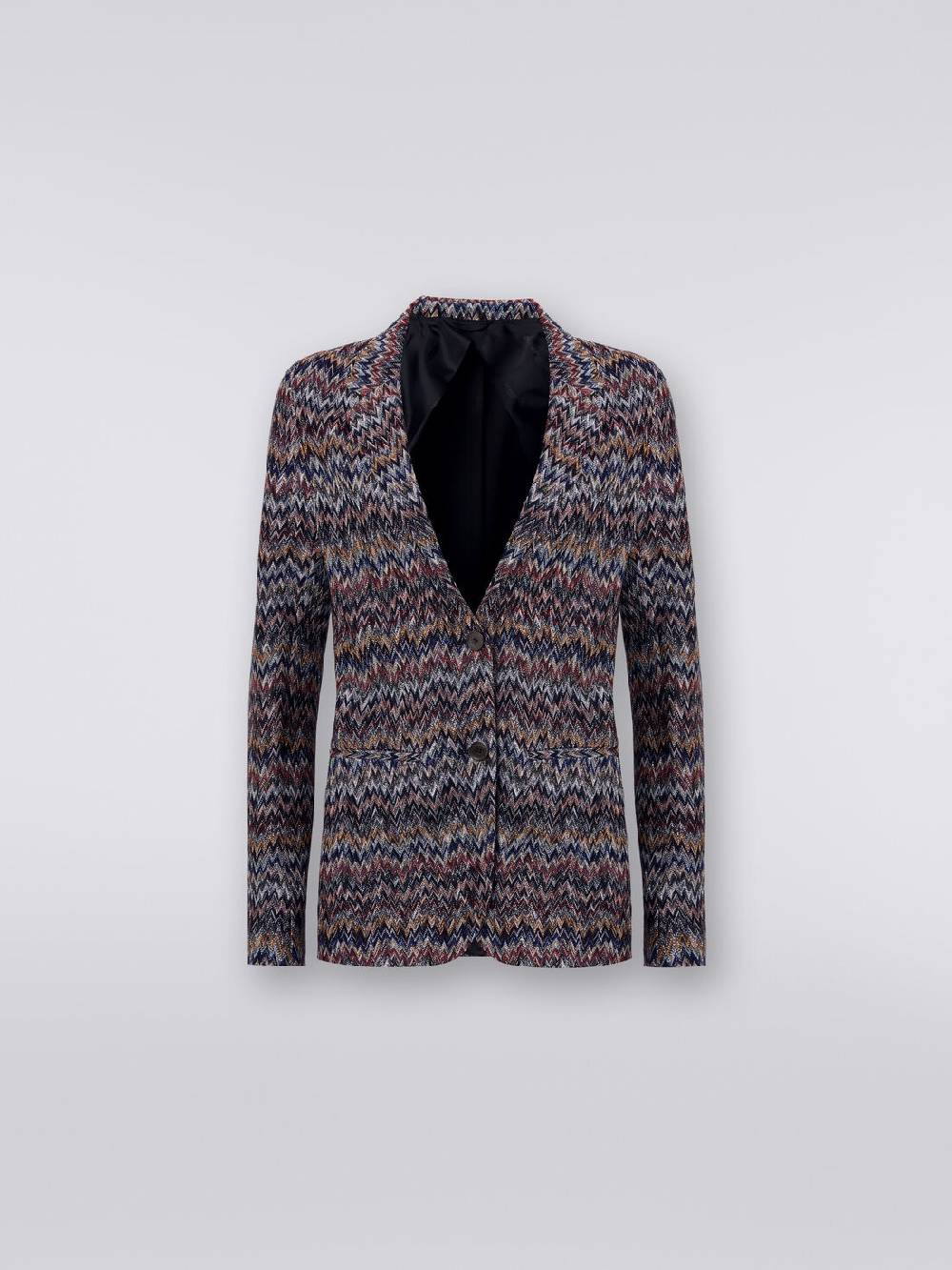 M Missoni Blazer in misto viscosa zig zag con lurex Shopping online