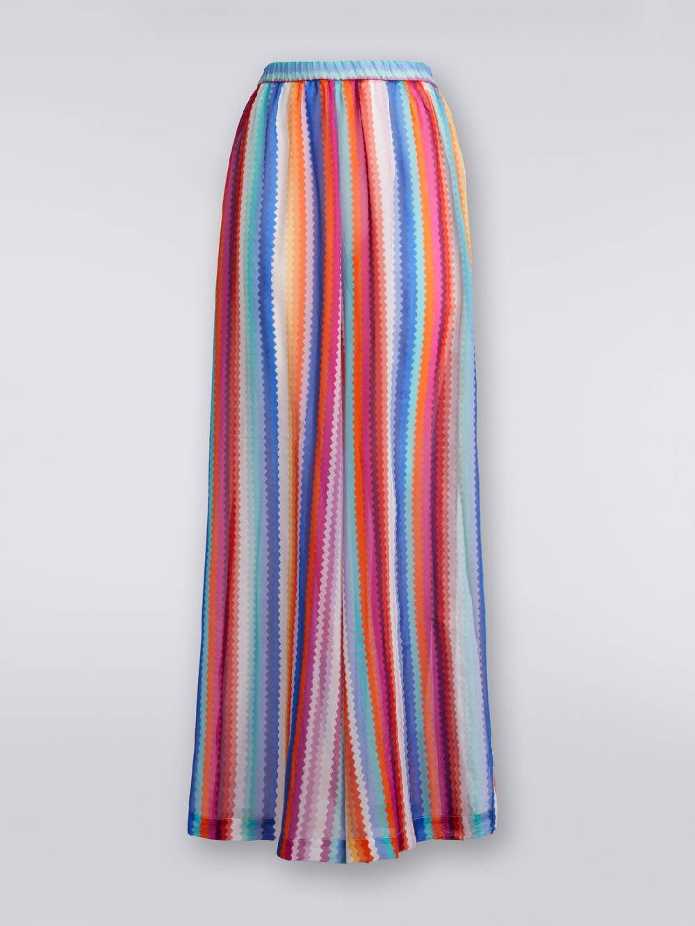 M Missoni Pantaloni copricostume in cotone e seta zig zag Black Friday