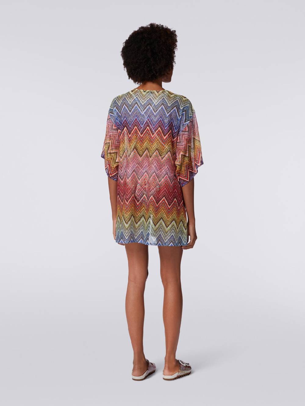 M Missoni Caftano copricostume corto stampa zig zag Sconti VIP