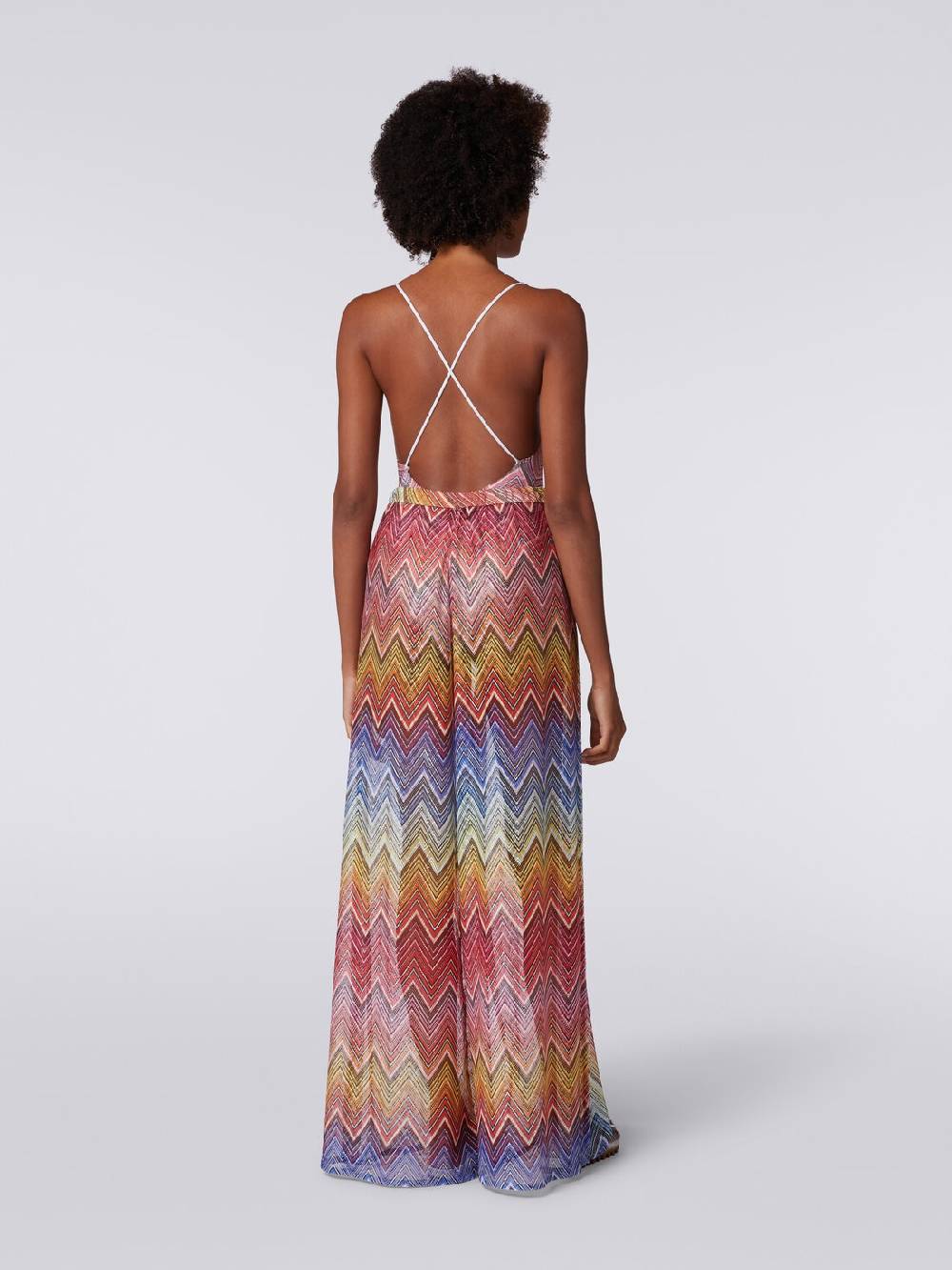 M Missoni Pantaloni copricostume in tessuto stampa zig zag Prezzo basso