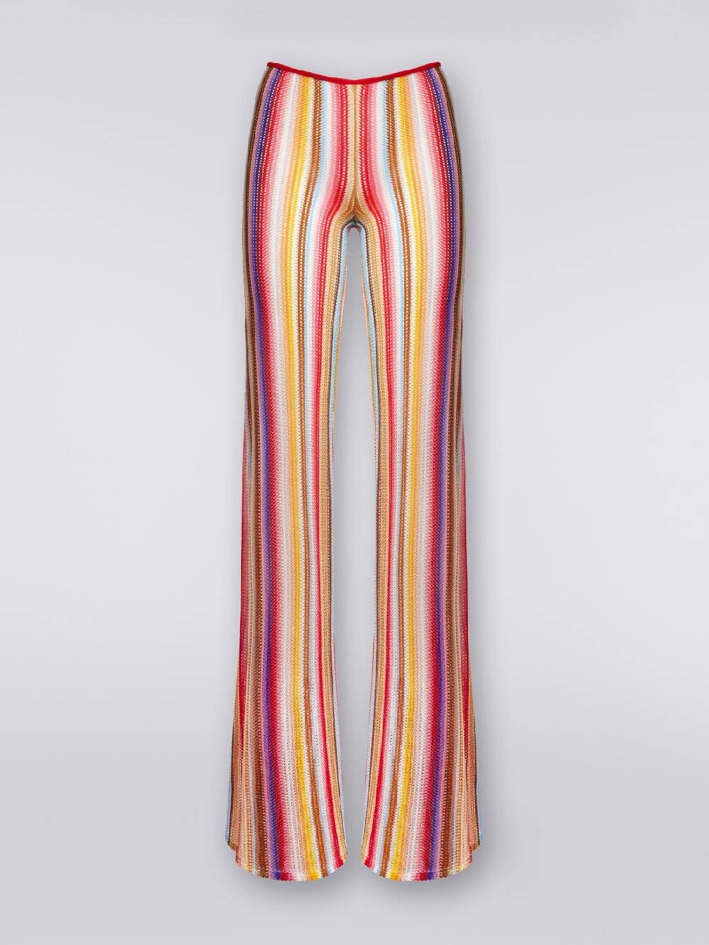 M Missoni Pantaloni svasati in crochet rigato Latest stili