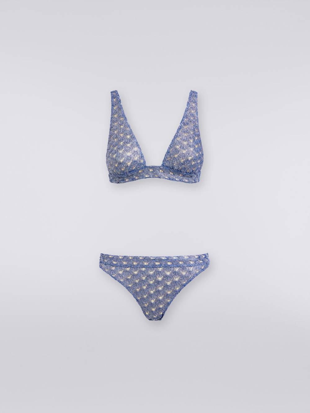 M Missoni Bikini in viscosa effetto pizzo con finish lucido Ultimi due giorni