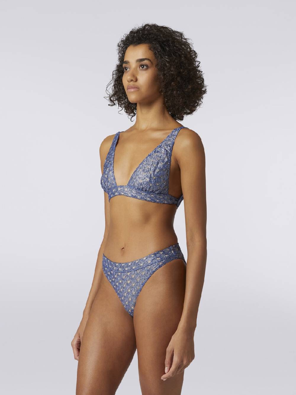 M Missoni Bikini in viscosa effetto pizzo con finish lucido Ultimi due giorni