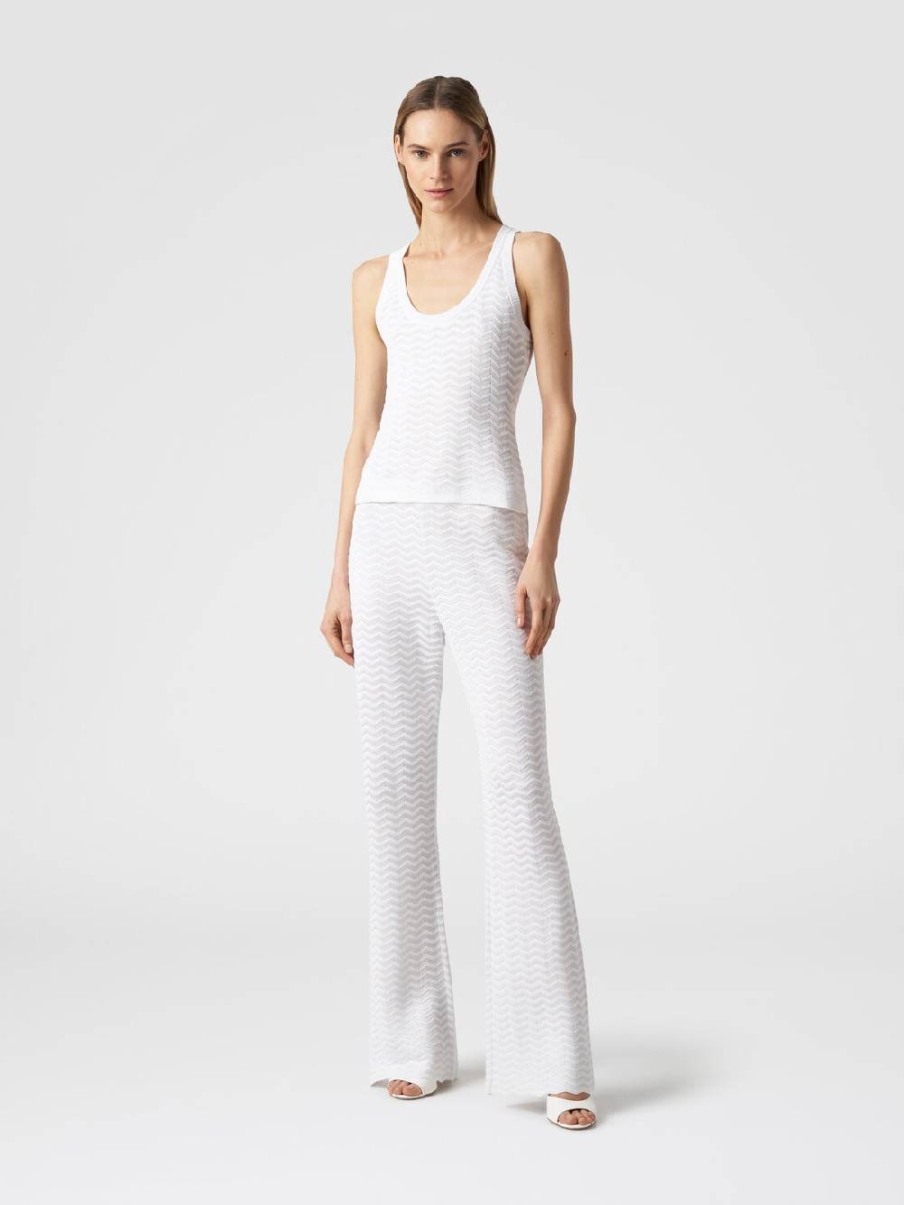 M Missoni Pantaloni in maglia zig zag Promozione temporanea