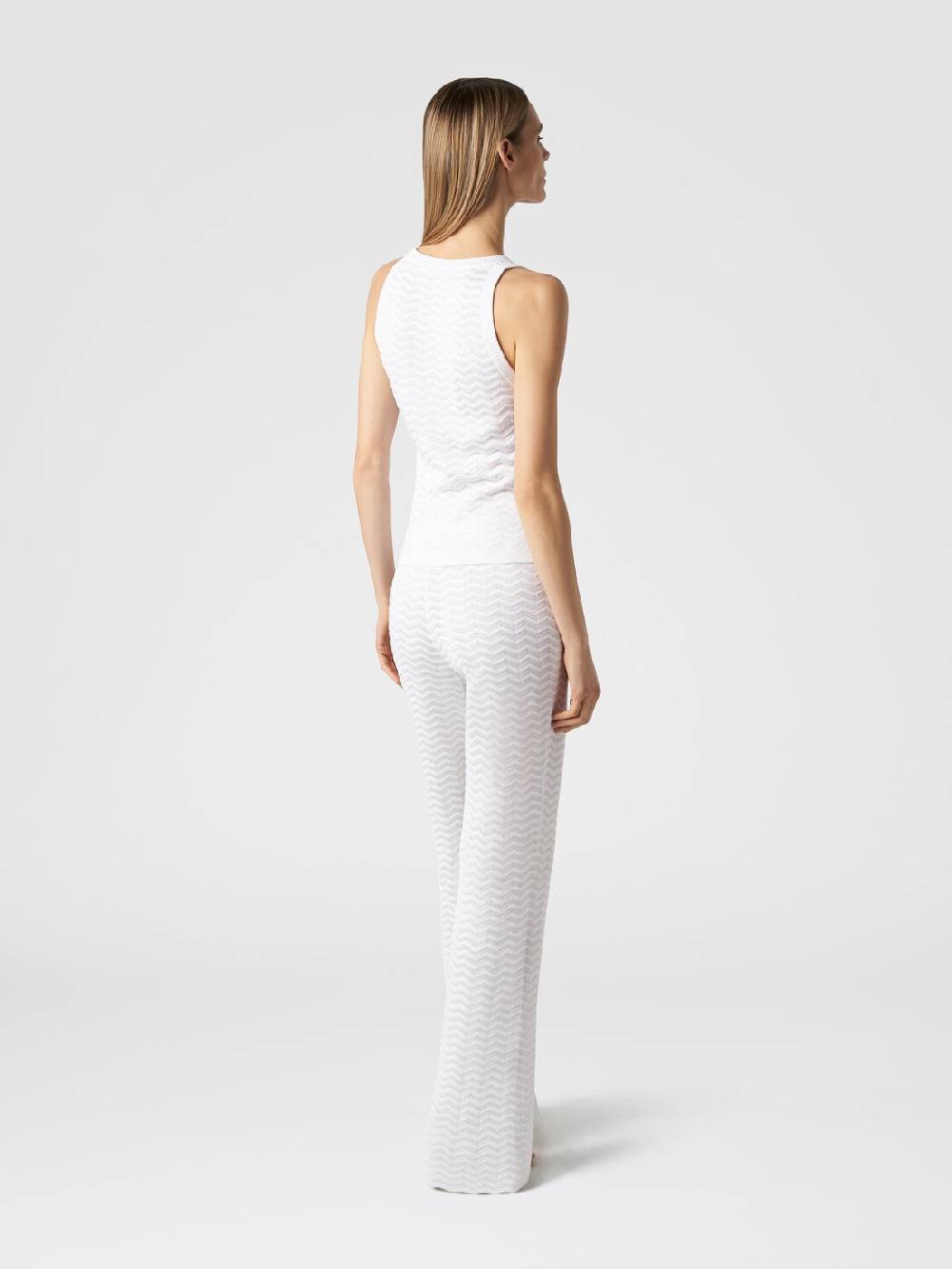 M Missoni Pantaloni in maglia zig zag Promozione temporanea