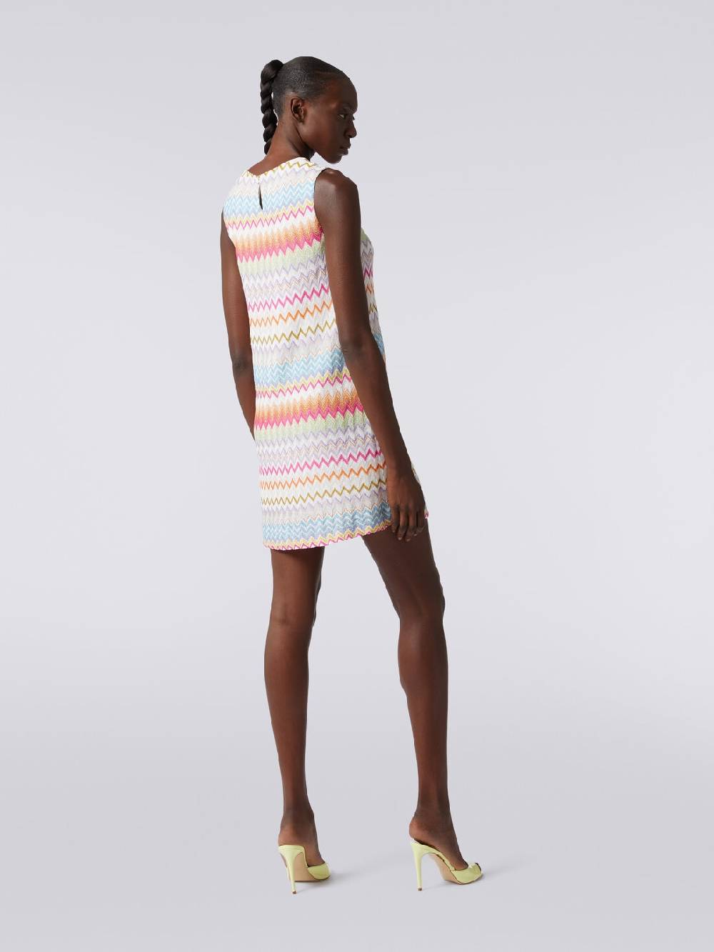 M Missoni Abito a sacchetto in viscosa zig zag con lurex Fino al 65% di sconto