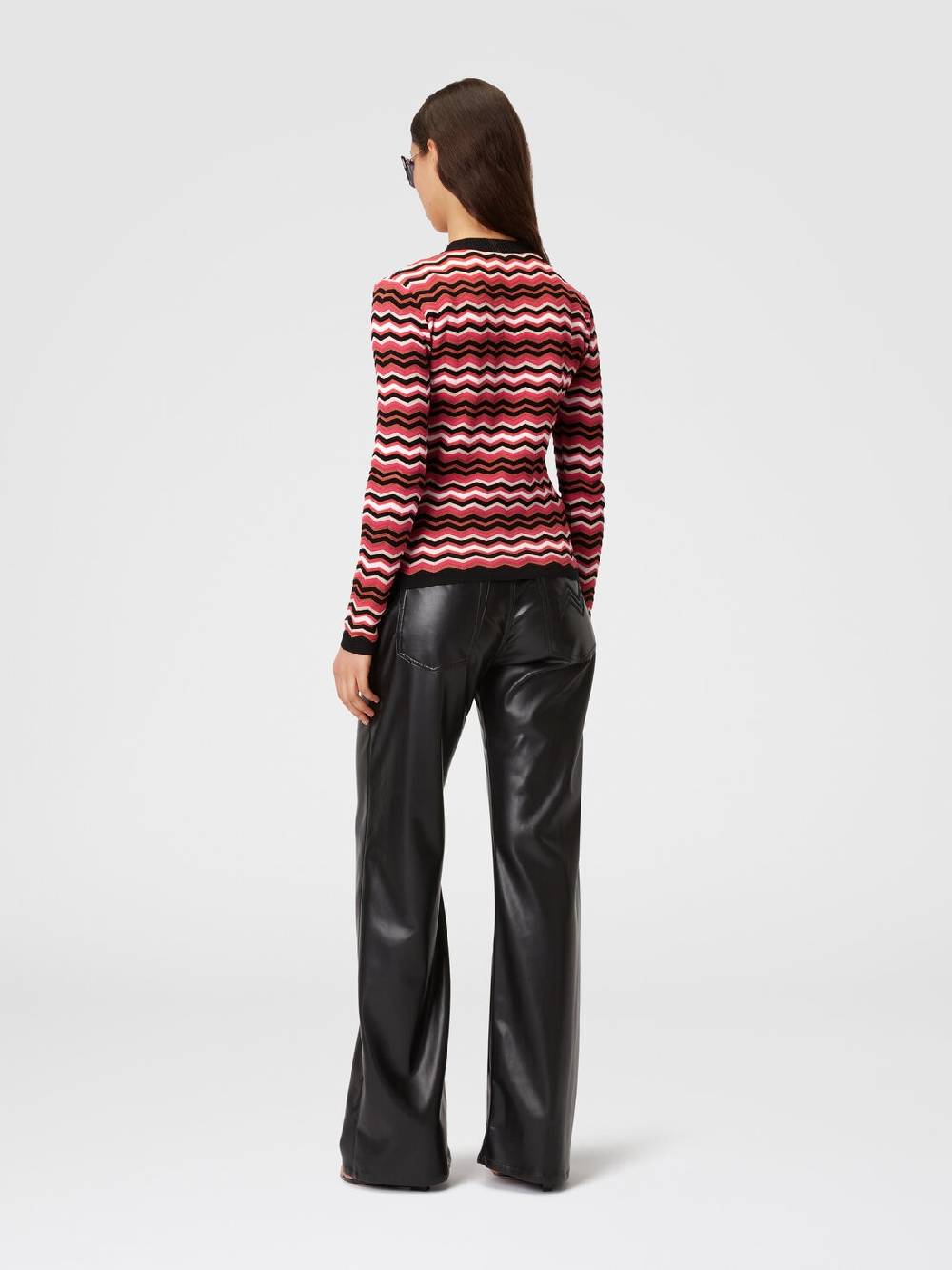 M Missoni Pullover girocollo in cotone e viscosa zig zag Only for today