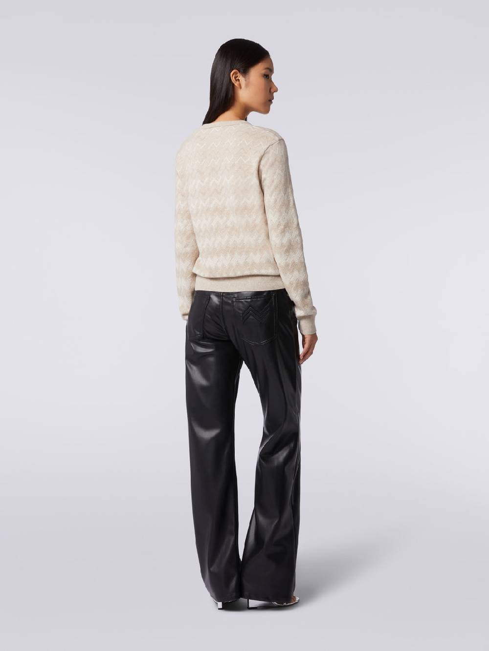 M Missoni Pullover con scollo a V in cachemire con zig zag Discount Store per i nuovi prodotti