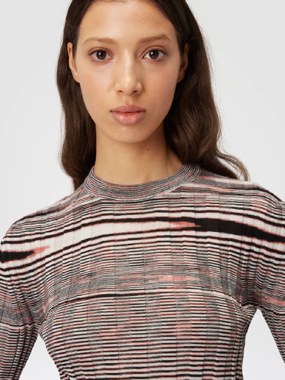 M Missoni Maglia girocollo in cashmere e seta fiammata Solo un giorno rimasto