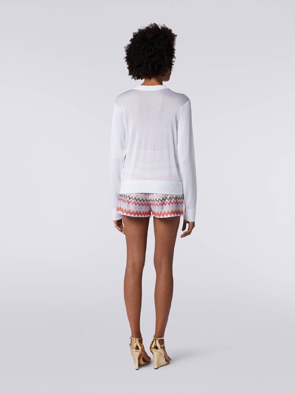 M Missoni Shorts in tessuto zig zag 50% di sconto con spedizione gratuita