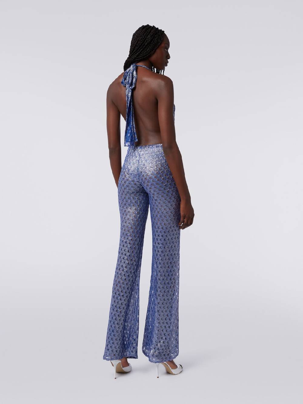 M Missoni Tuta pantalone effetto pizzo con scollatura a V Black Friday Prezzi