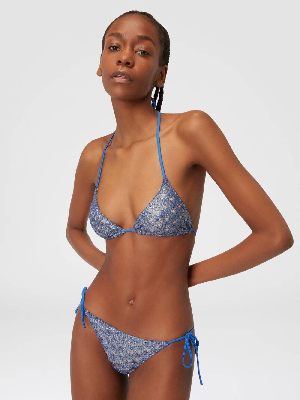 M Missoni Bikini effetto pizzo con fodera In vendita