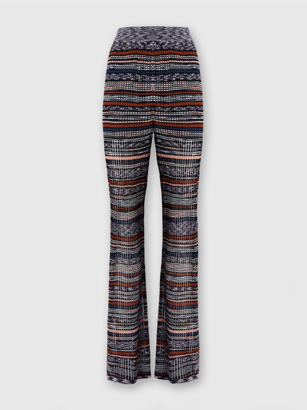 M Missoni Pantaloni a costine in maglia di viscosa fiammata Acquista Ora