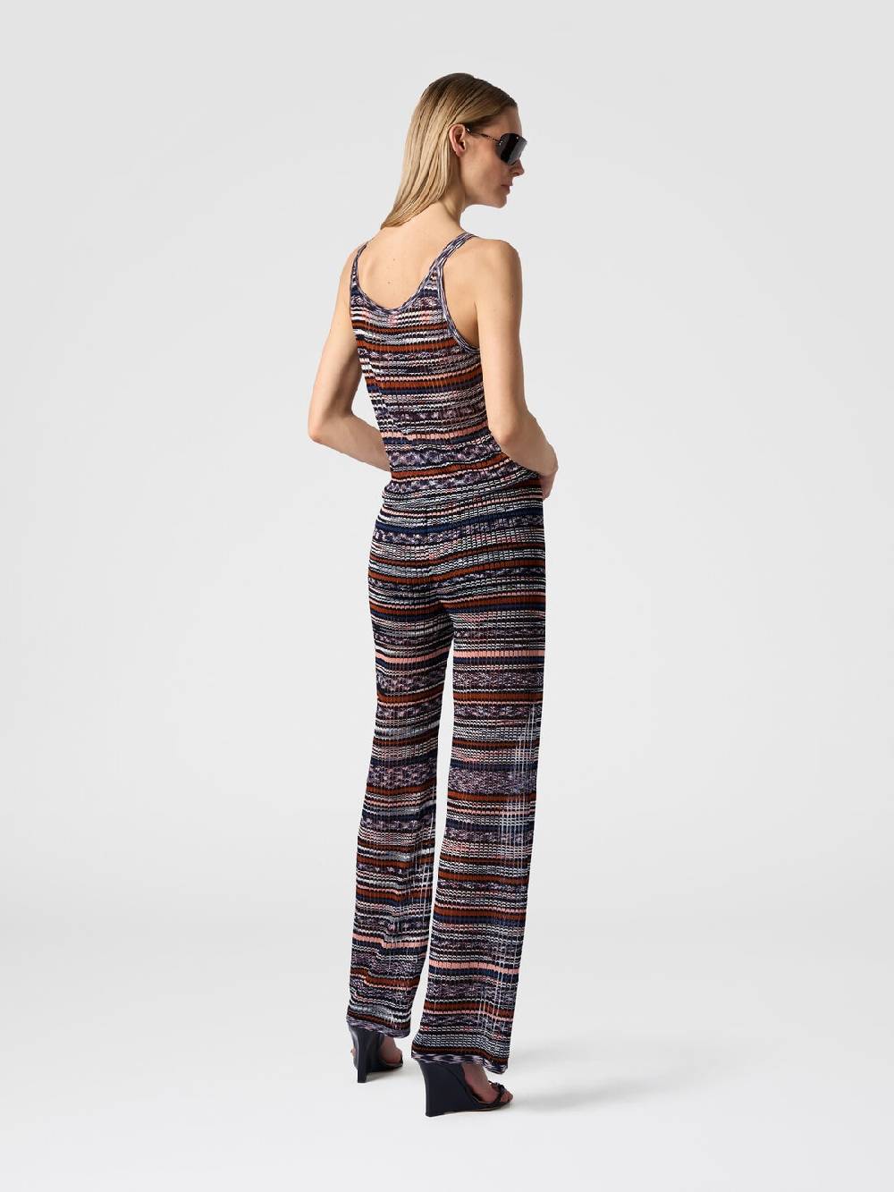 M Missoni Pantaloni a costine in maglia di viscosa fiammata Acquista Ora