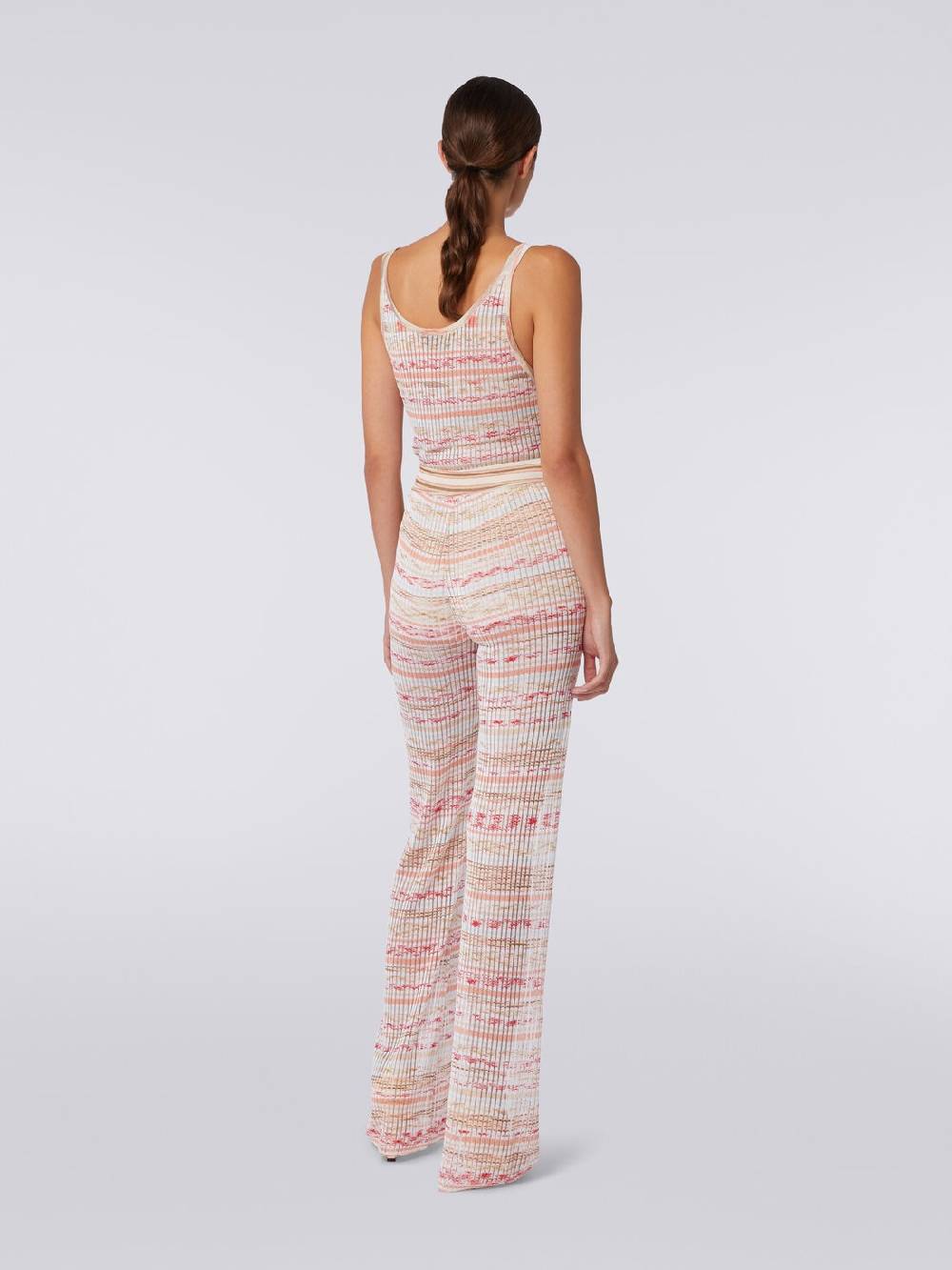 M Missoni Pantaloni a costine in maglia di viscosa fiammata Promozione Limitata
