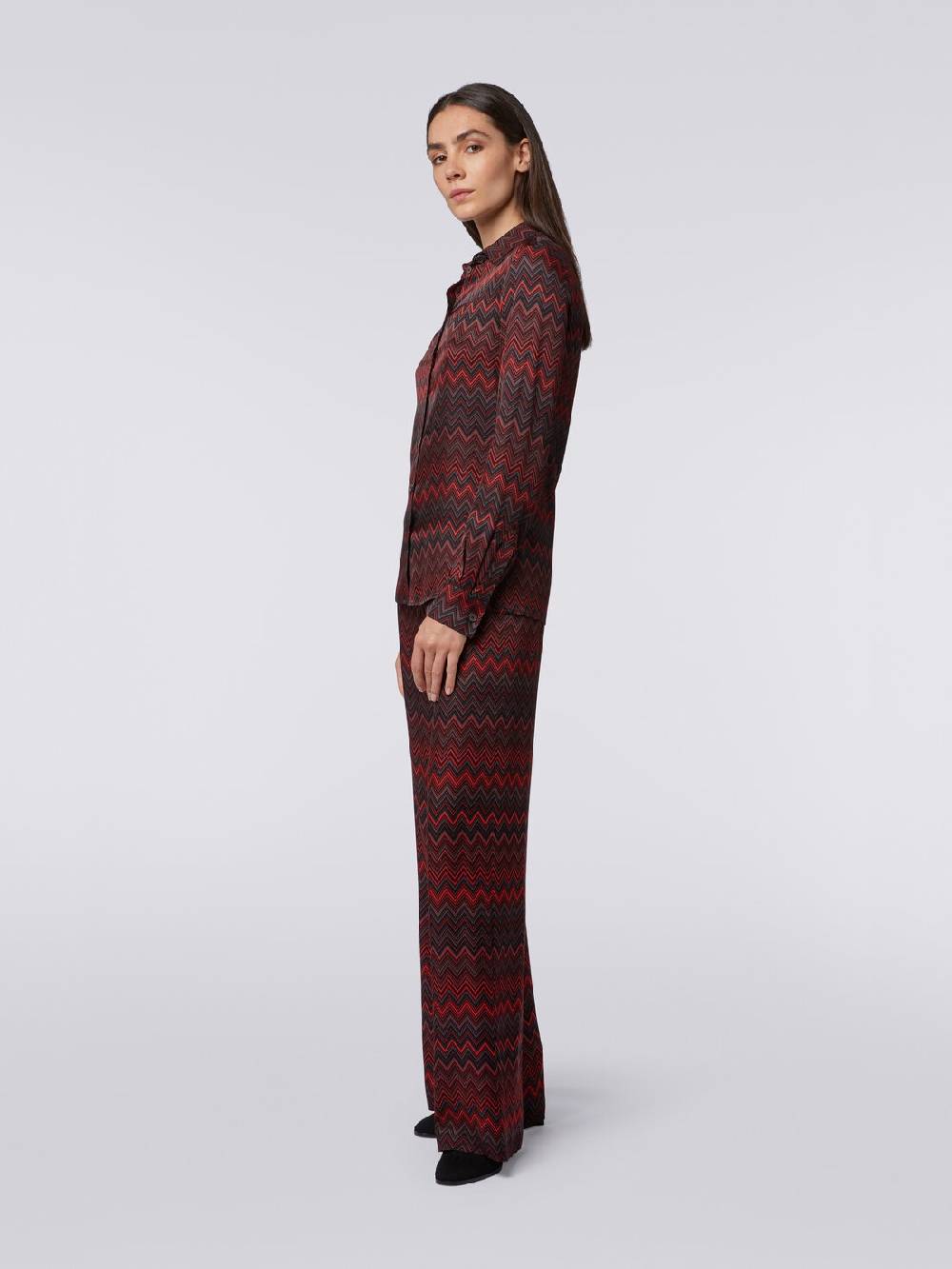 M Missoni Pantaloni in viscosa jacquard a zig zag Shopping Online