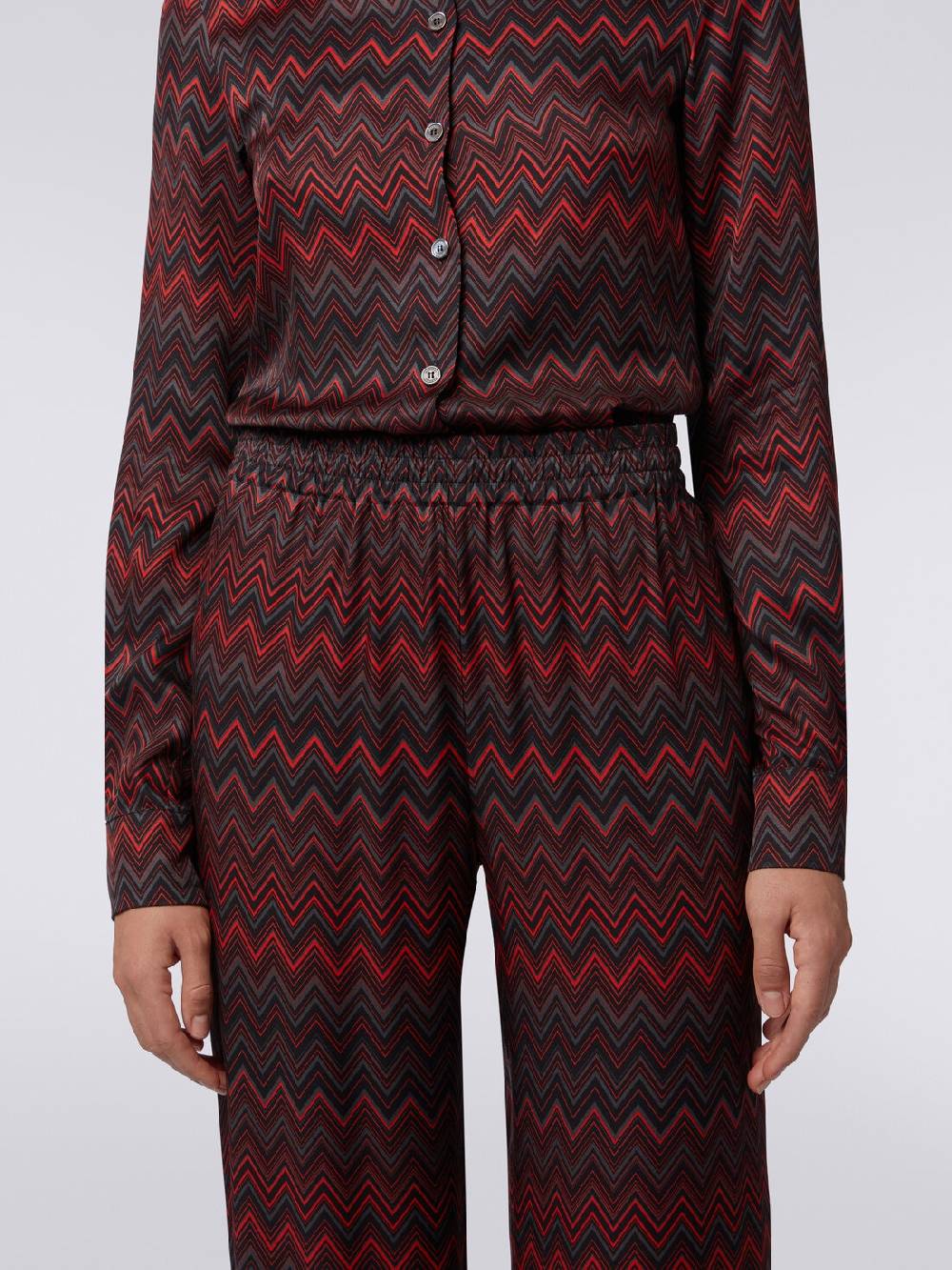 M Missoni Pantaloni in viscosa jacquard a zig zag Shopping Online