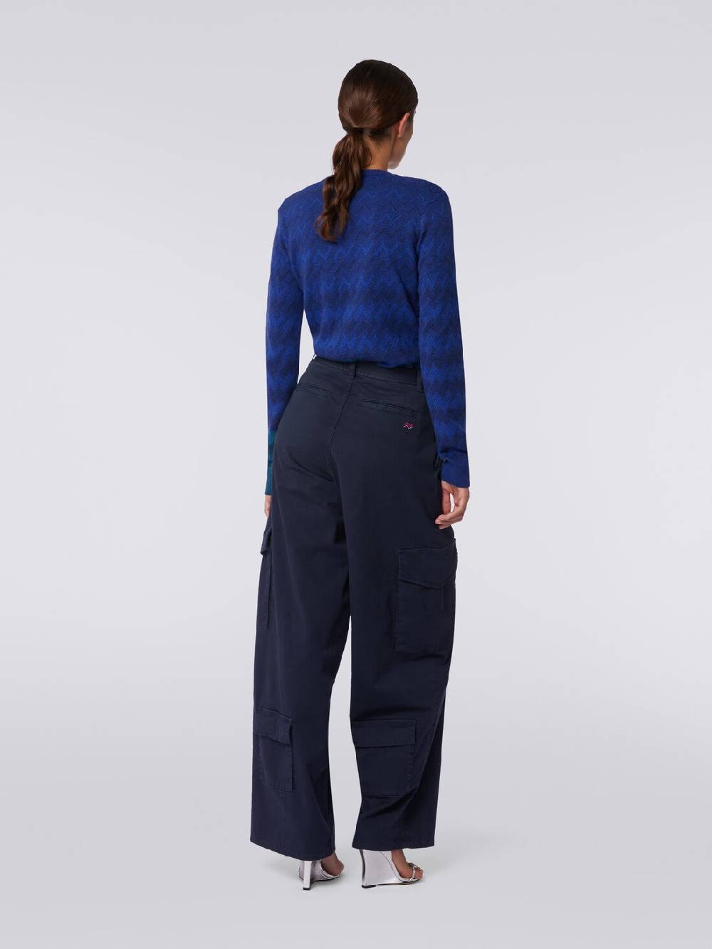 M Missoni Pantaloni cargo in cotone Prezzo Ridotto