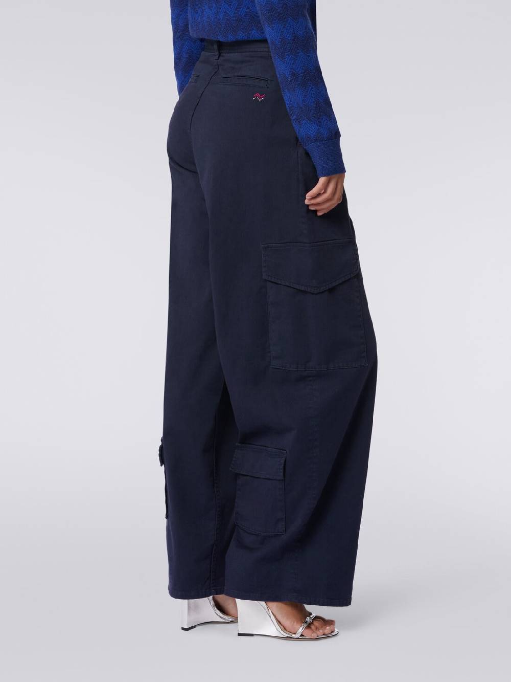 M Missoni Pantaloni cargo in cotone Prezzo Ridotto
