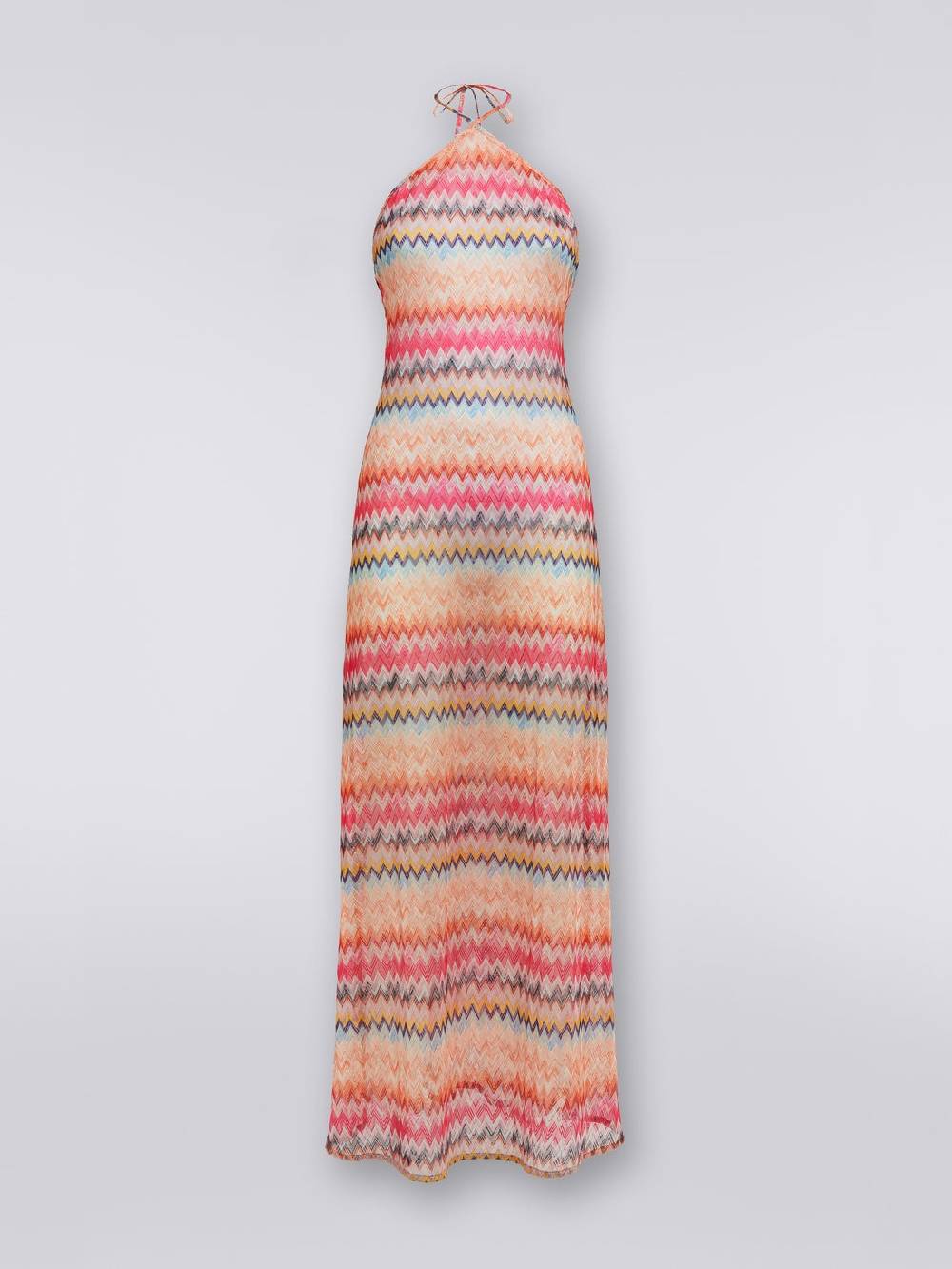 M Missoni Copricostume lungo in tulle di viscosa chevron Offerta