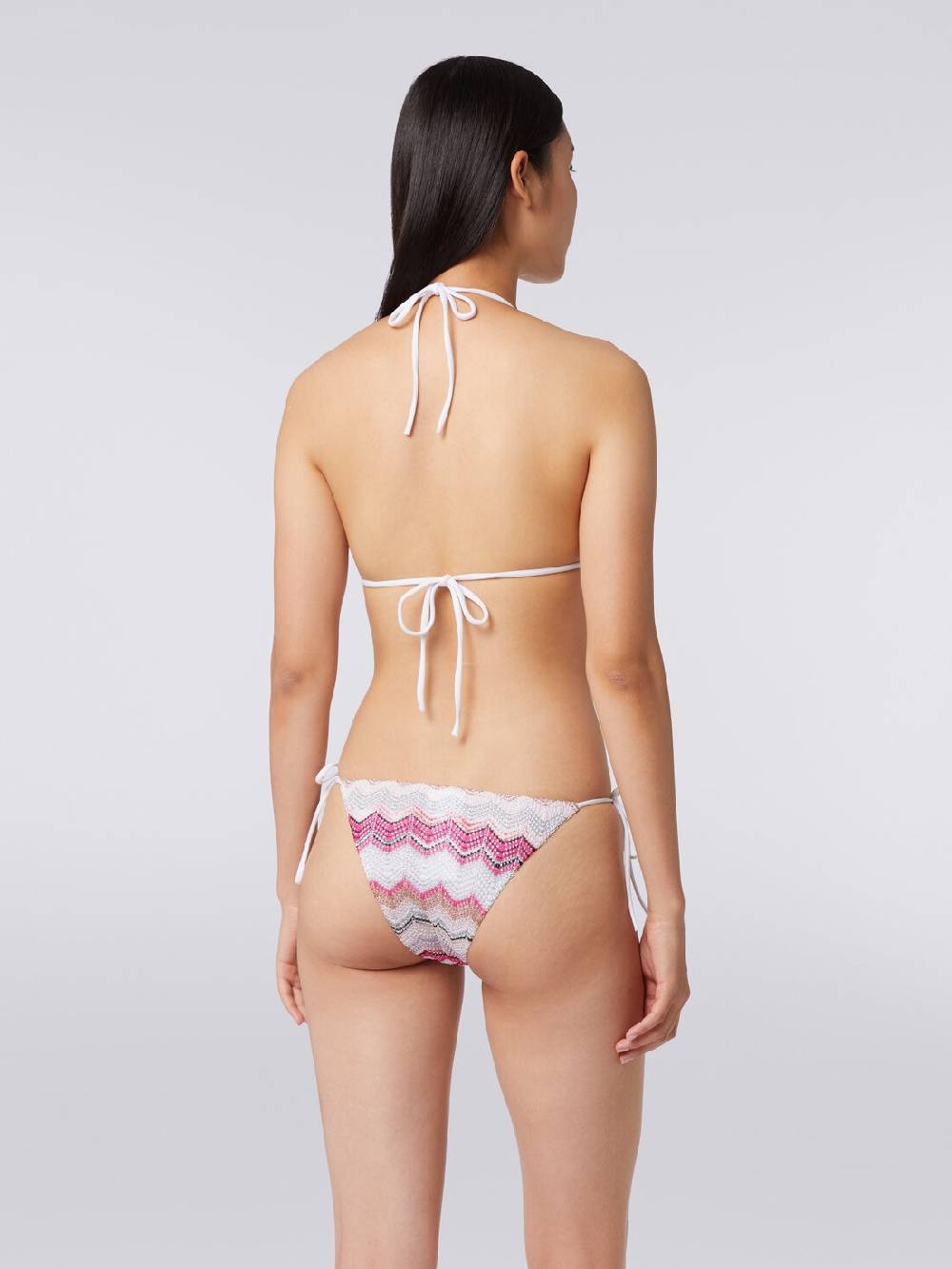 M Missoni Bikini crochet zig zag con lurex Saldi Di Fabbrica