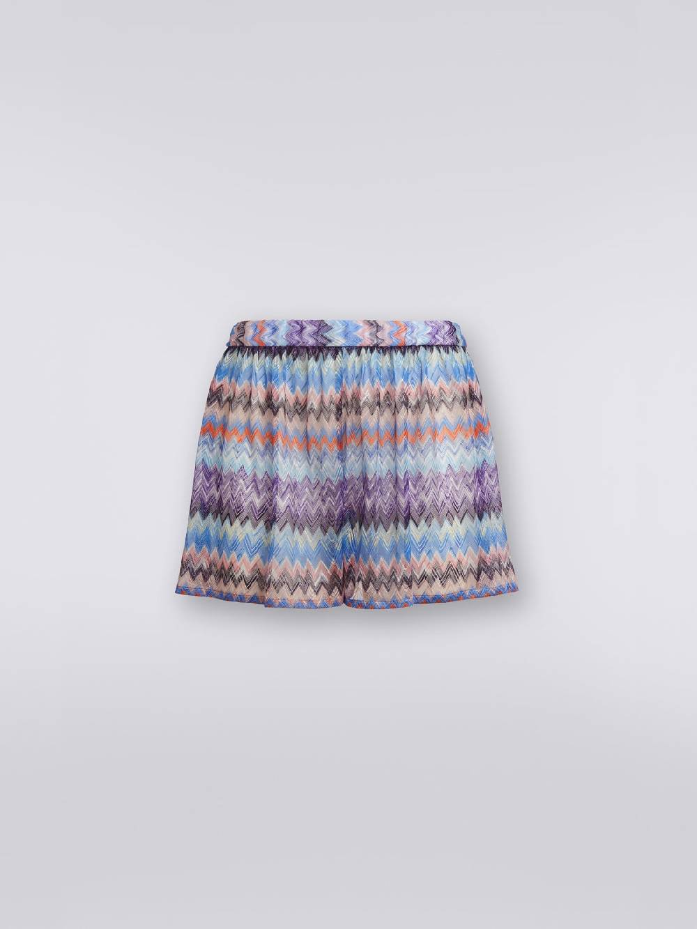 M Missoni Shorts copricostume in tulle di viscosa chevron I Più Venduti