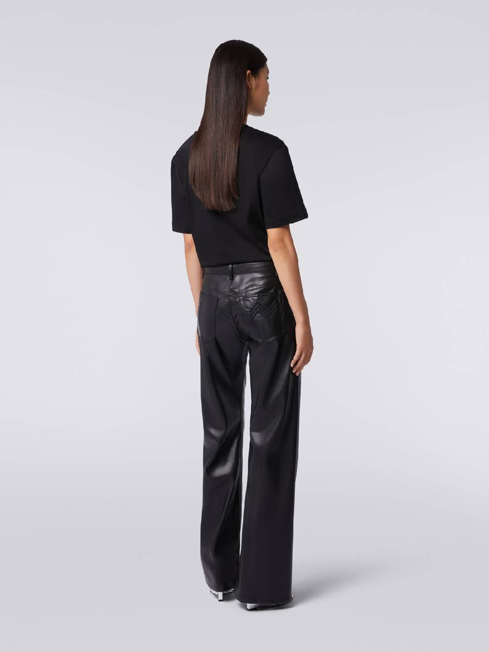 M Missoni Pantaloni cinque tasche in ecopelle Vendite Flash