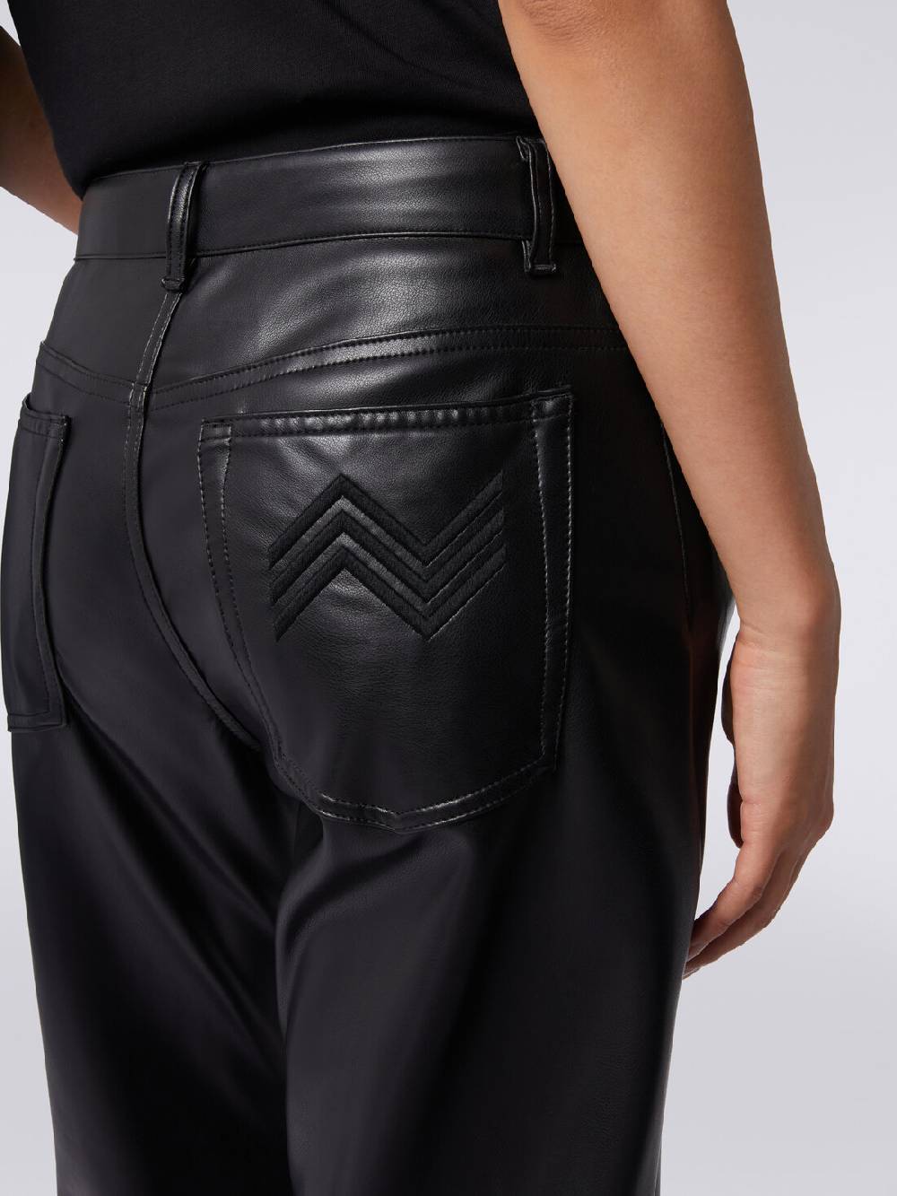 M Missoni Pantaloni cinque tasche in ecopelle Vendite Flash