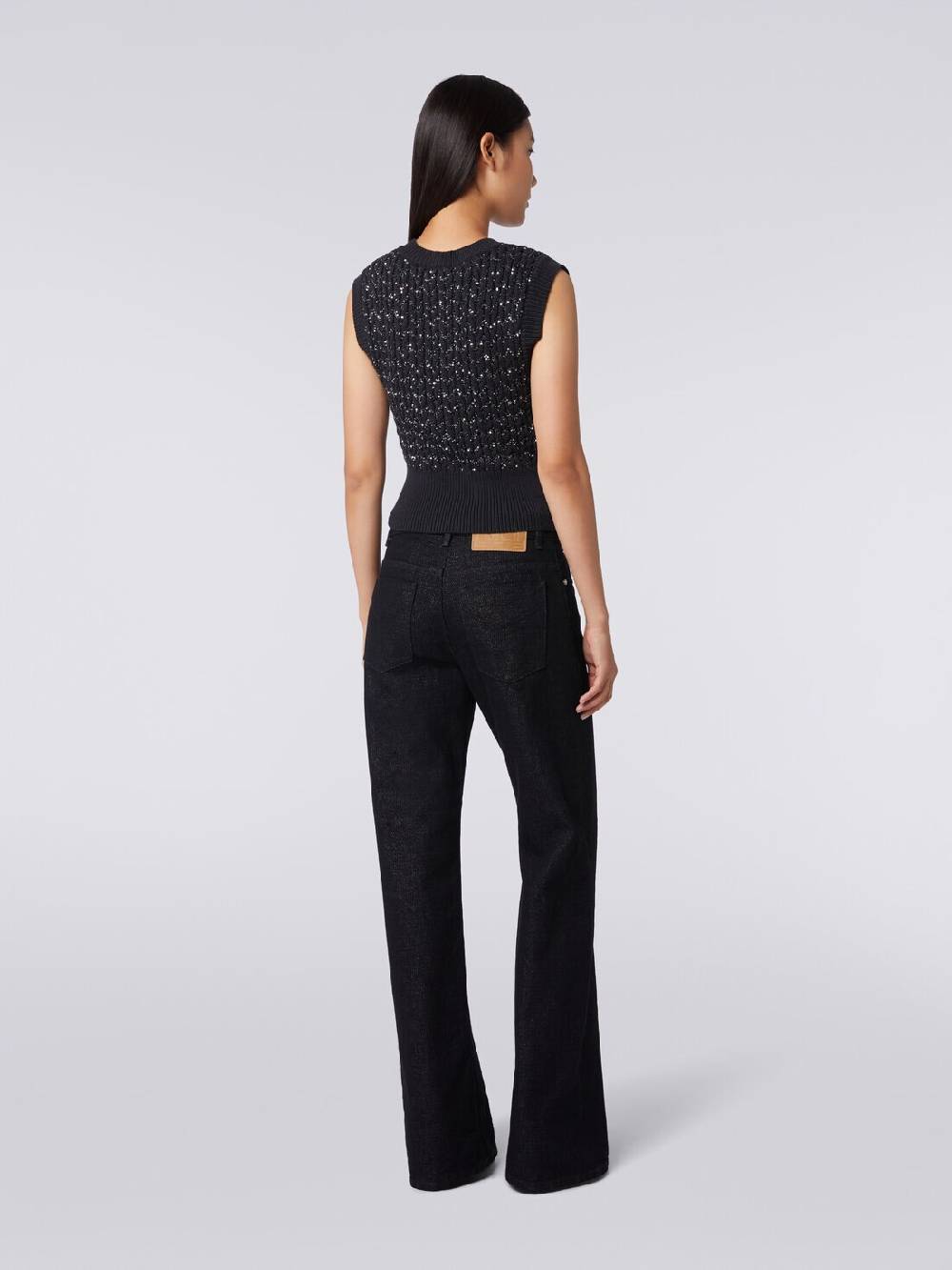 M Missoni Pantaloni cinque tasche in denim lamé In Saldo