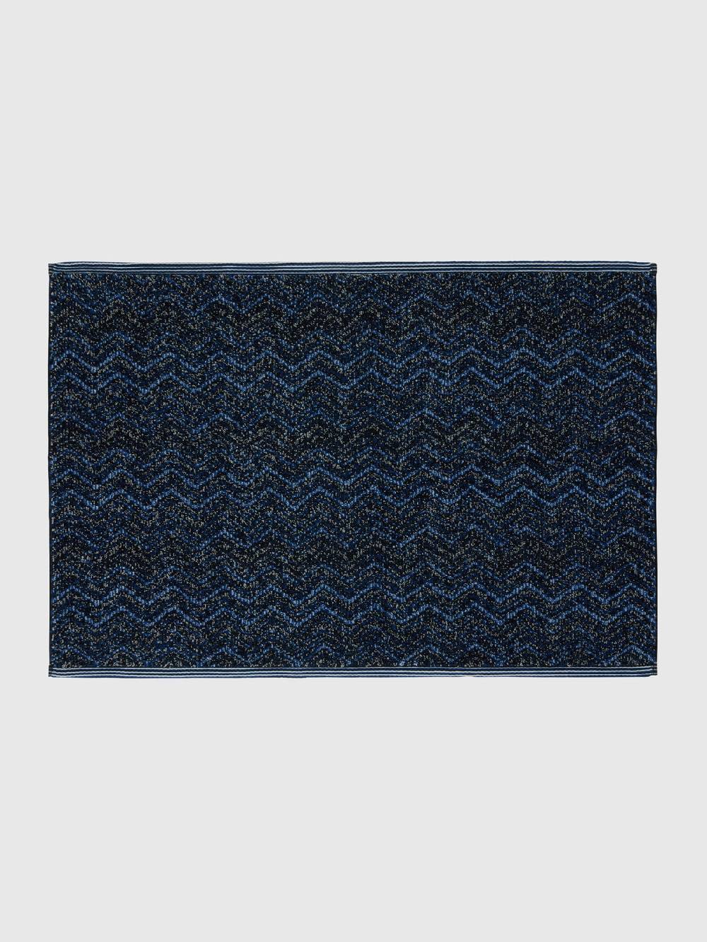 M Missoni Tappetino da bagno Azul 60x90 cm in cotone chevron Offerta esclusiva