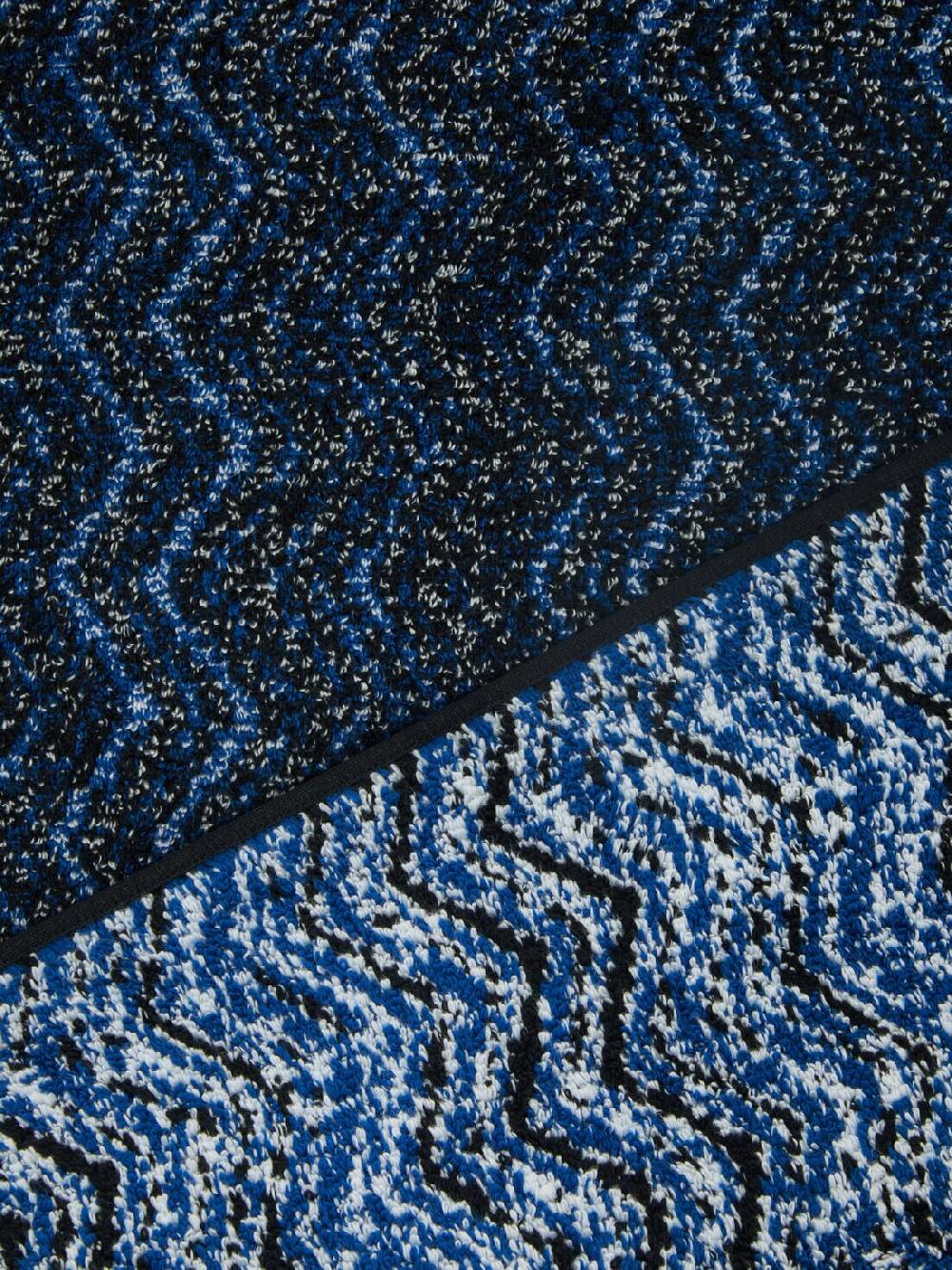 M Missoni Tappetino da bagno Azul 60x90 cm in cotone chevron Offerta esclusiva