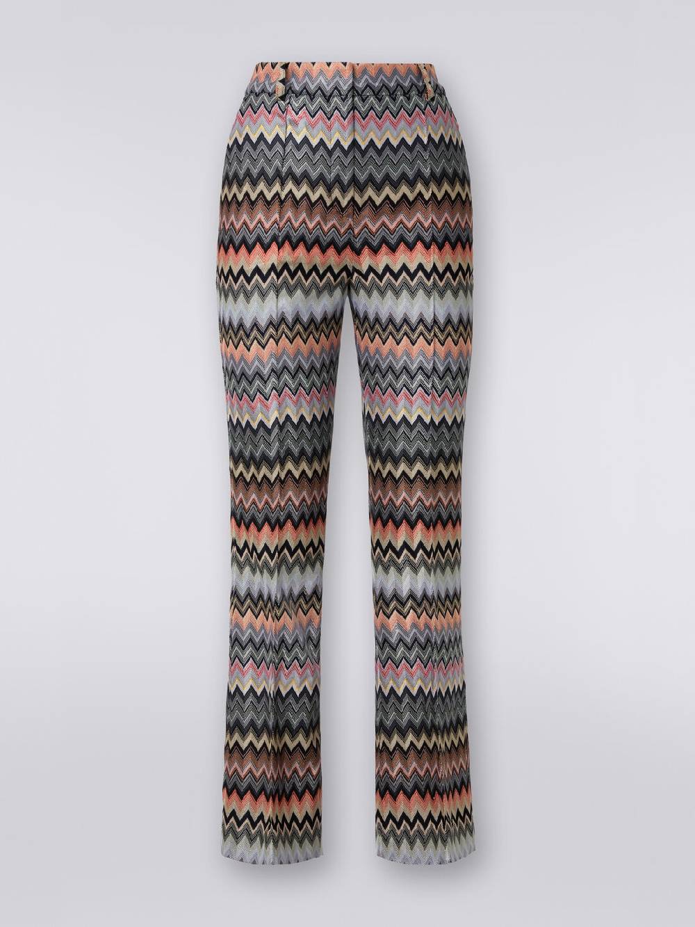 M Missoni Pantaloni cropped in cotone e viscosa zig zag Offerta Anniversario