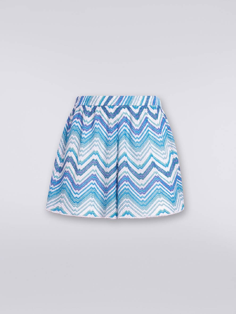 M Missoni Shorts copricostume in viscosa e lurex chevron Liquidazione