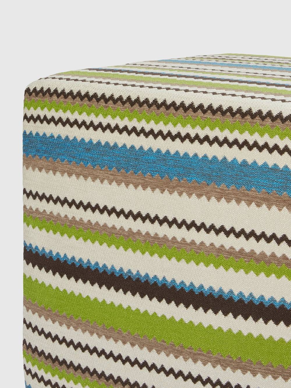 M Missoni Pouf da esterno cubico Cancun chevron 40x40x40 cm Super Saving Price