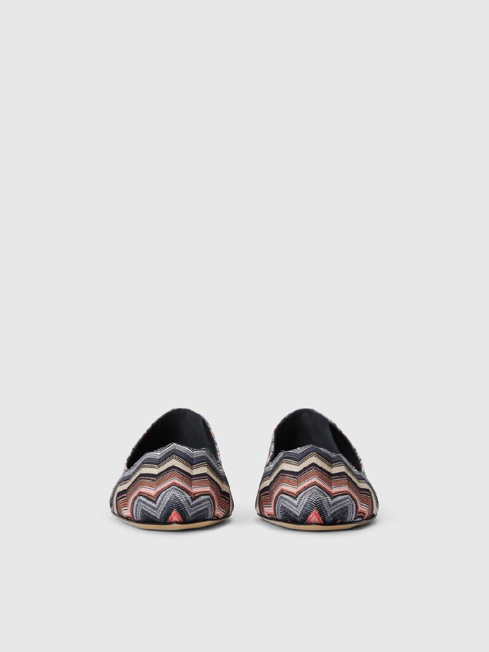 M Missoni Ballerine in tessuto chevron Latest stili