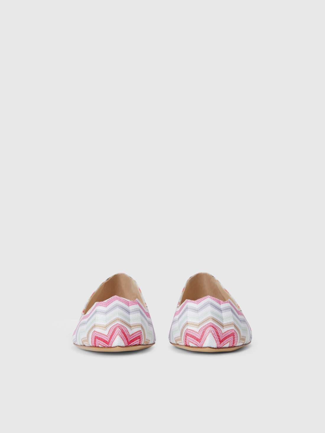 M Missoni Ballerine in tessuto chevron Ultimi due giorni